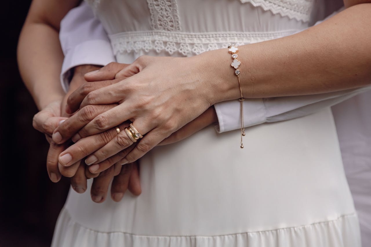 Où mettre une bague de fiançailles après le mariage ?