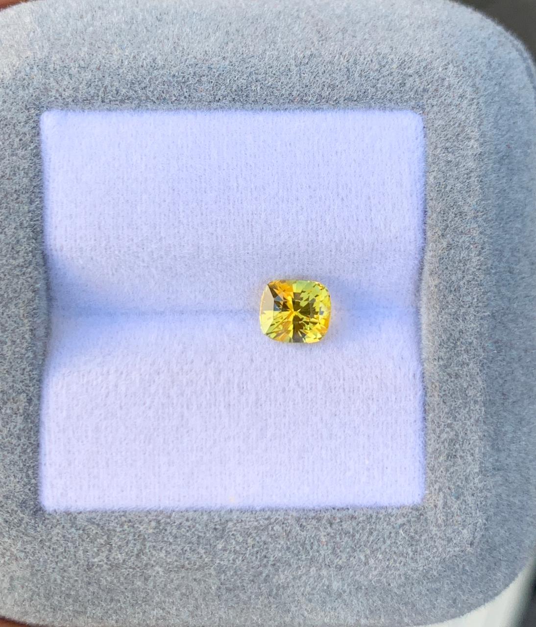 Saphir jaune émeraude — Bonnot Paris