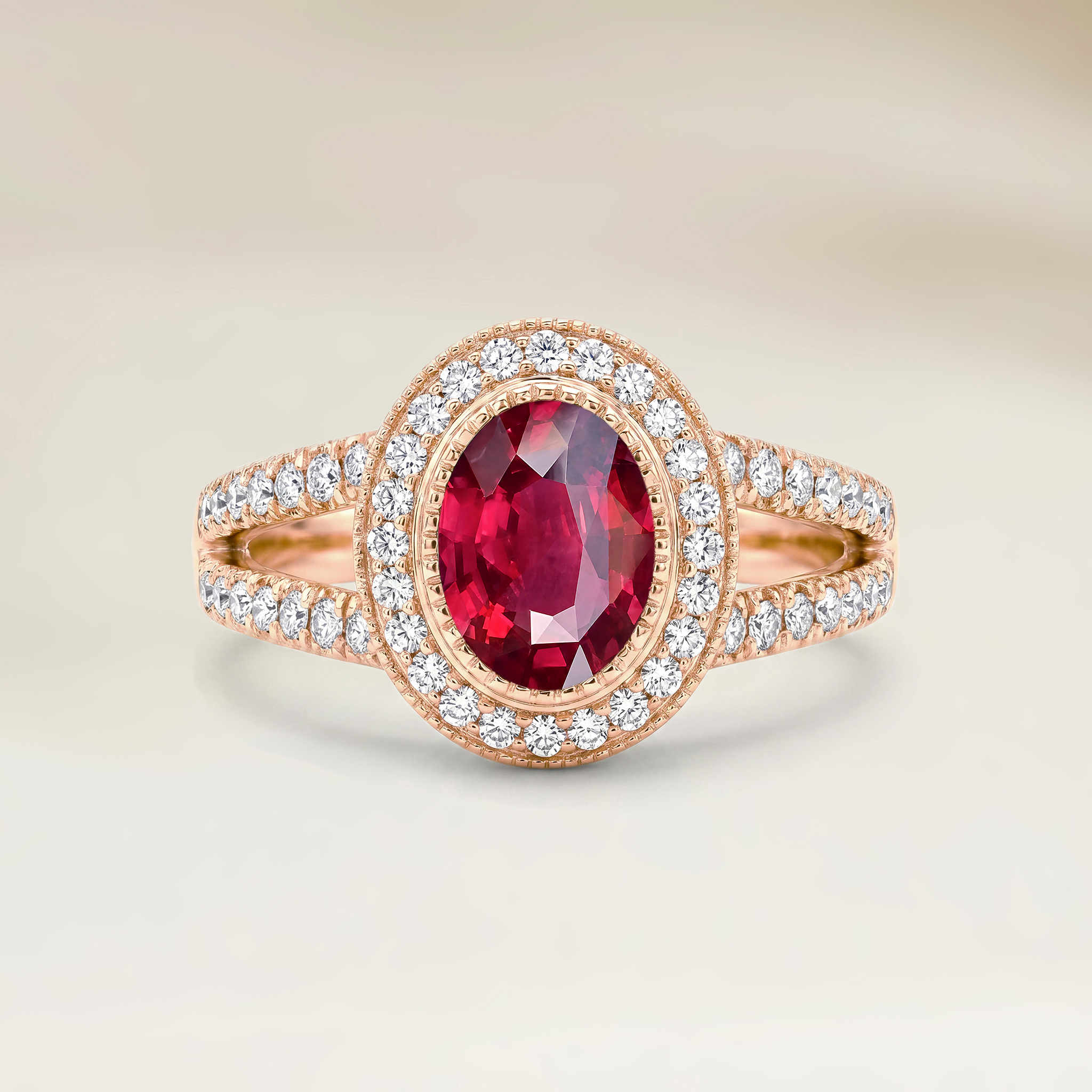 Natural Ruby 2.14ct Oval Red Mozambique | Bonnot Paris